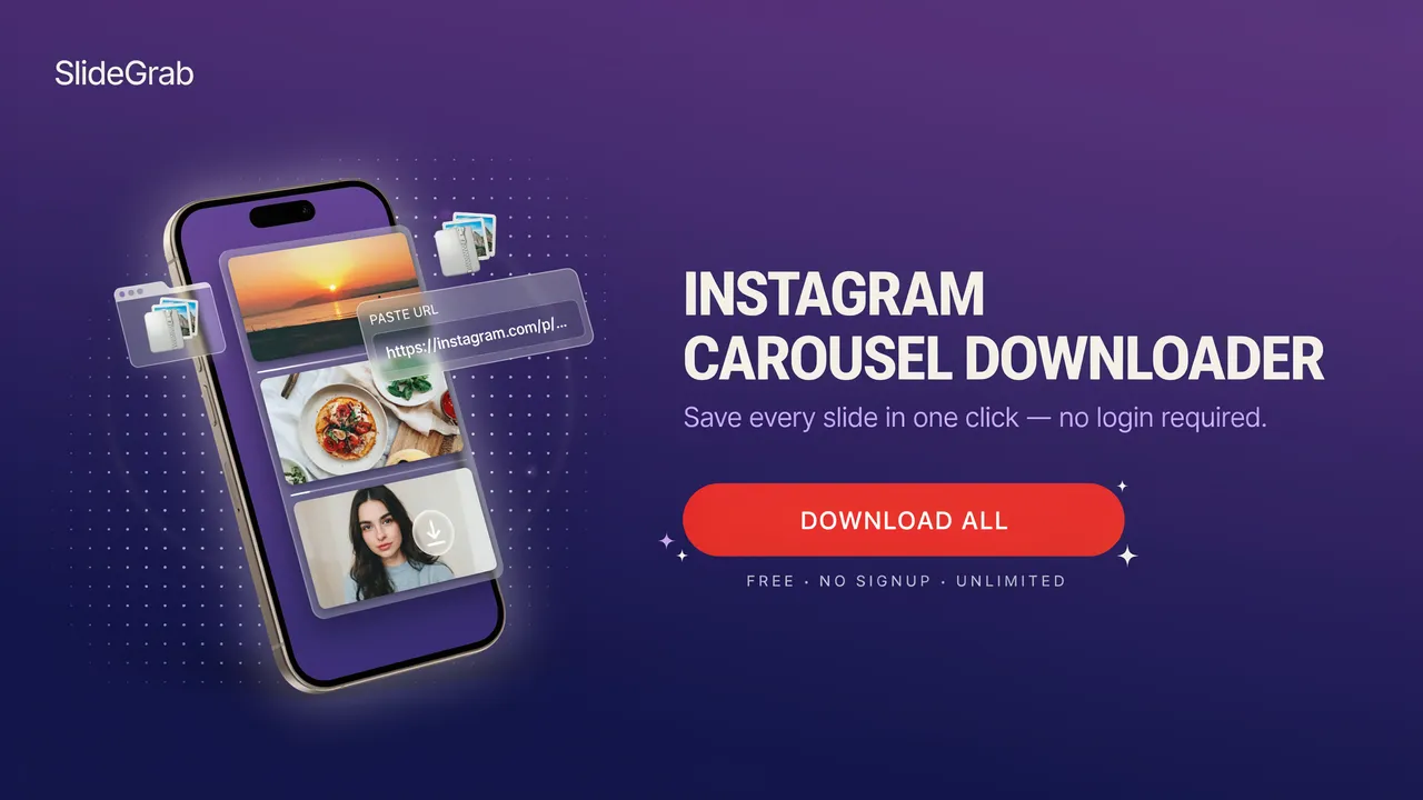 Free Online Video Downloader 2026 | Audio & Image Downloader Instagram Carousel Downloader