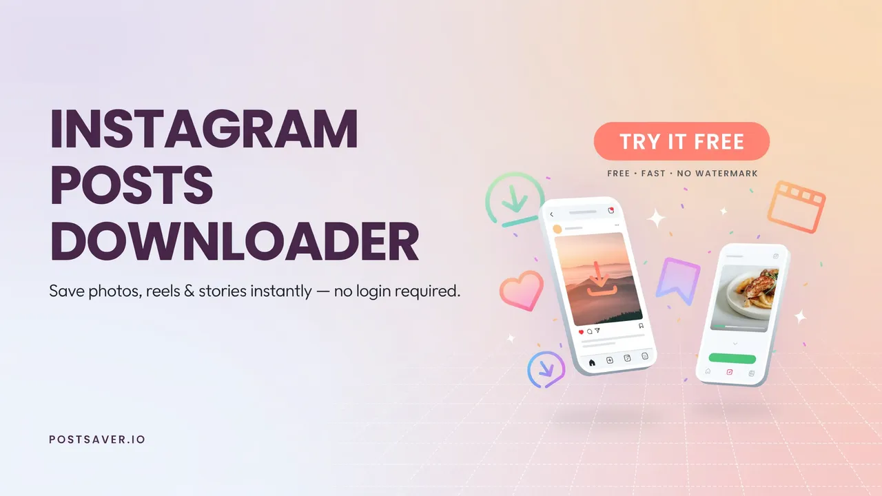 Free Online Video Downloader 2026 | Audio & Image Downloader Instagram Posts Downloader