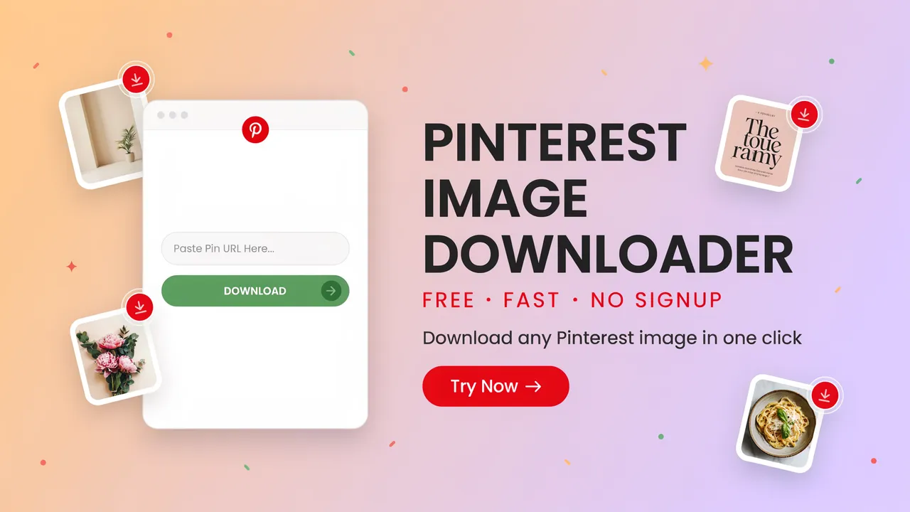 Free Online Video Downloader 2026 | Audio & Image Downloader Pinterest Image Downloader
