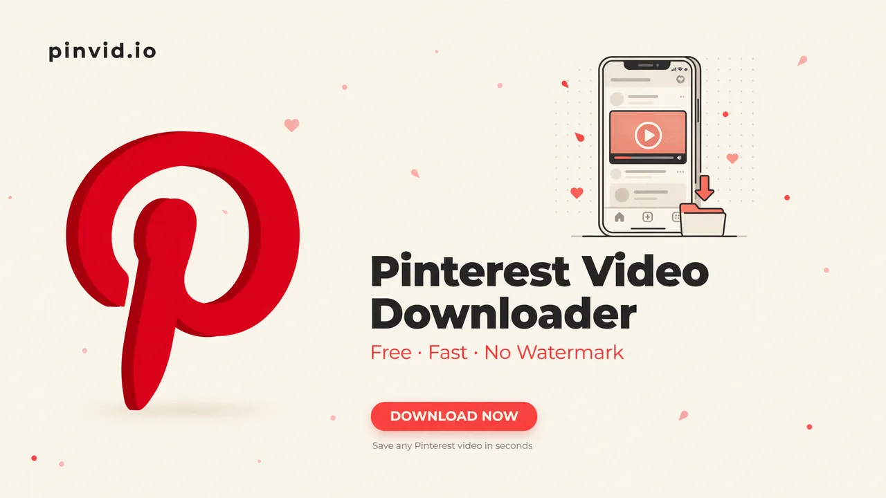 Free Online Video Downloader 2026 | Audio & Image Downloader Pinterest Video Downloader