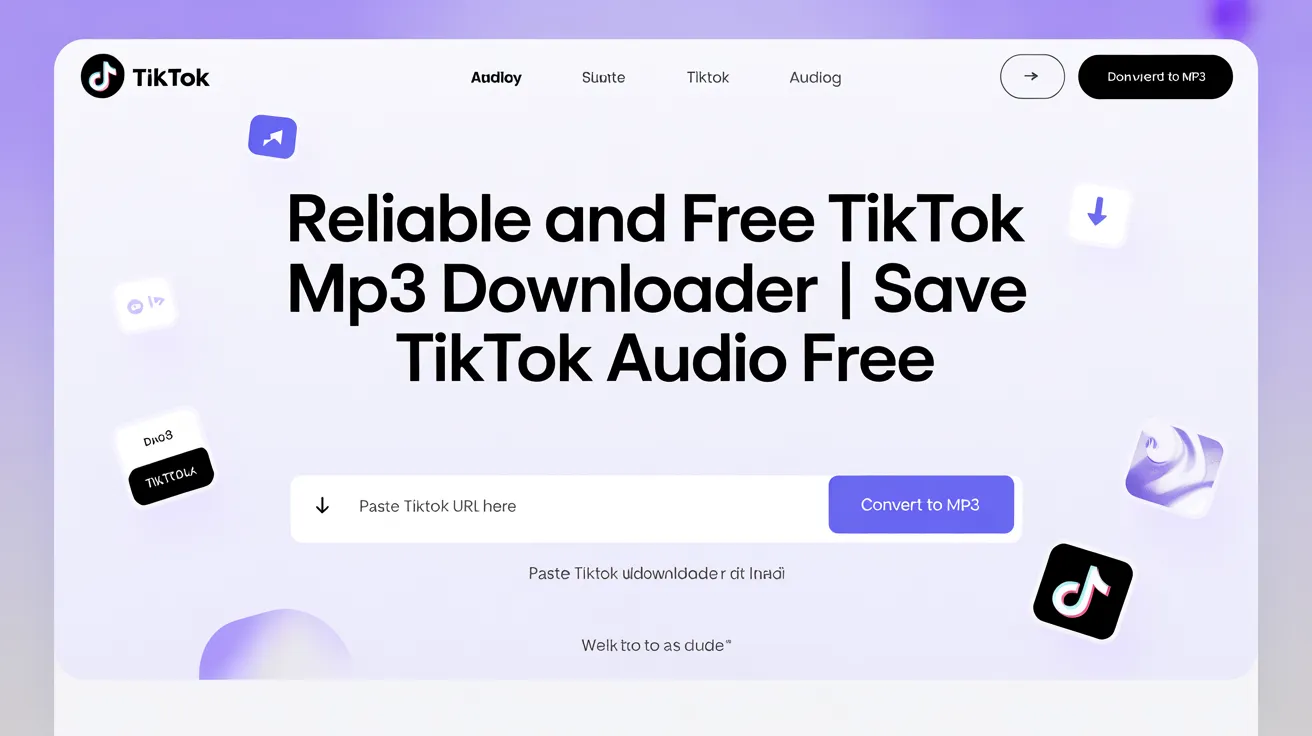 Free Online Video Downloader 2026 | Audio & Image Downloader TikTok MP3 Downloader