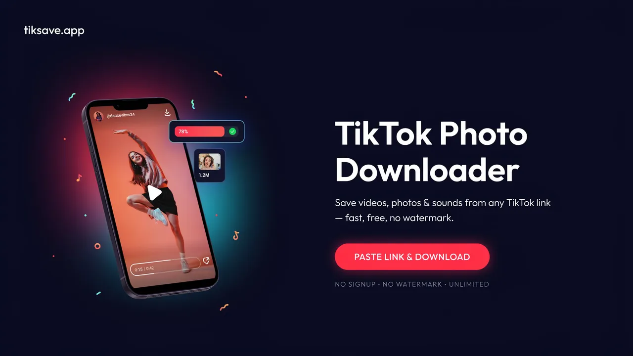 Free Online Video Downloader 2026 | Audio & Image Downloader TikTok Photo Downloader