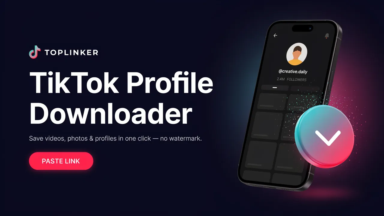 Free Online Video Downloader 2026 | Audio & Image Downloader TikTok Profile Picture Downloader