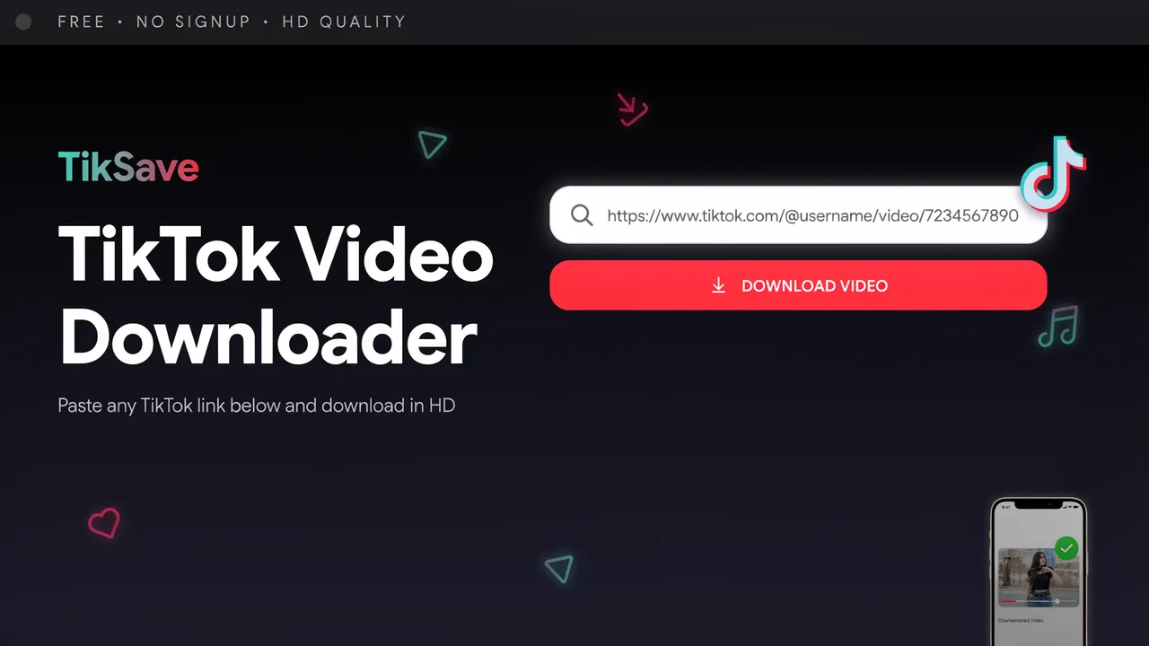 Free Online Video Downloader 2026 | Audio & Image Downloader TikTok Video Downloader