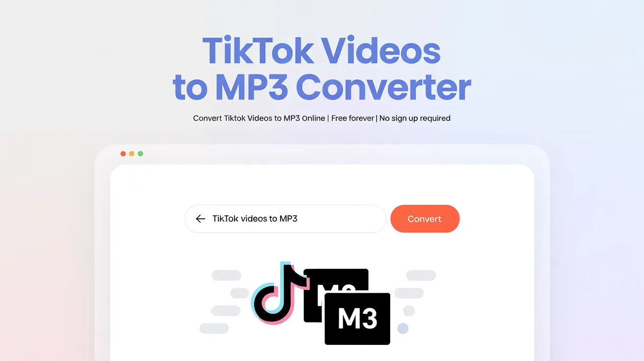 Free Online Video Downloader 2026 | Audio & Image Downloader TikTok to MP3 Converter